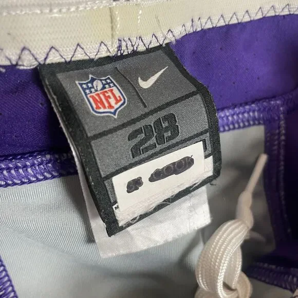 Dalvin Cook 4 33 Minnesota Vikings Game Worn Pants NFL Football Size 28 Purple